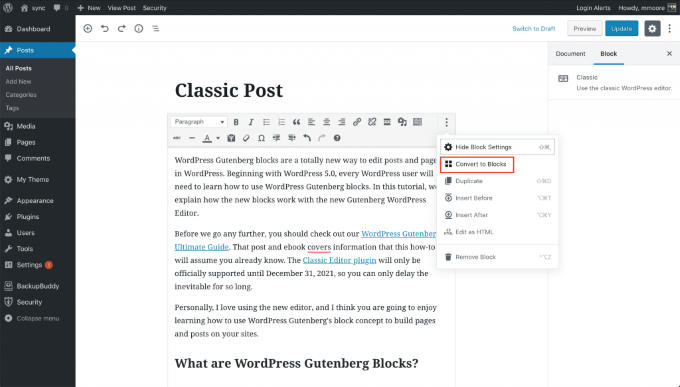 How To Transition From The Classic WordPress Editor To Gutenberg - 59