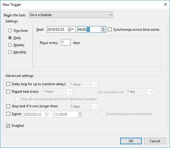 Use The Windows 10 Task Scheduler To Automate Almost Anything image 7