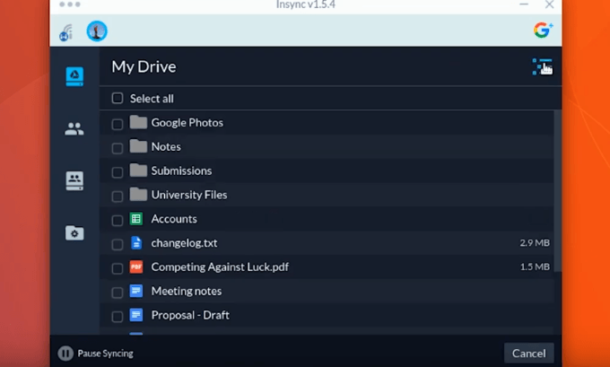 google drive sync for ubuntu