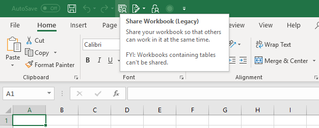how to share an excel file for easy