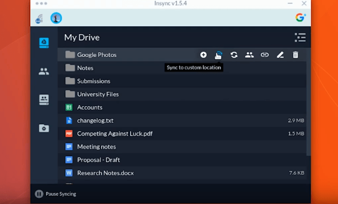 ubuntu sync folders