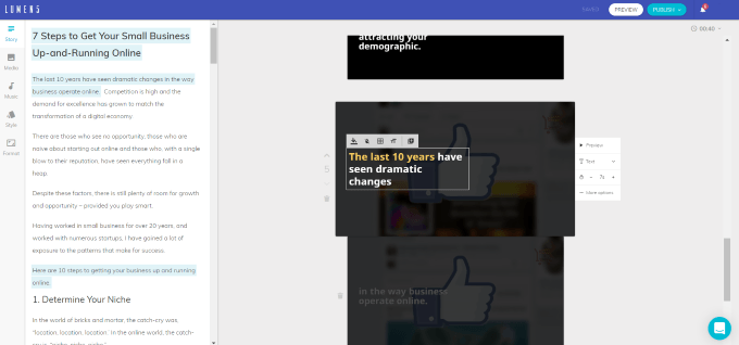 How To Use Lumen5 To Turn Your Blog Post Into a Video image 8