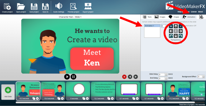 How To Create Animated Videos Using VideoMakerFX - 43