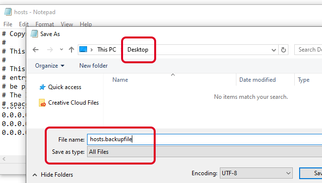 как редактировать каждый файл hosts в Windows Vista