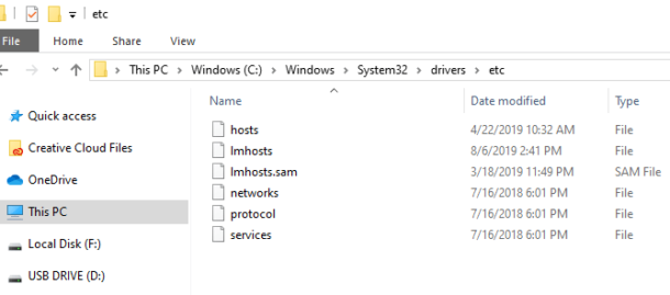 windows hosts file standard accounts