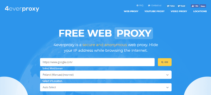 web proxy websites