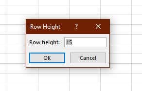 excel keyboard shortcut row height