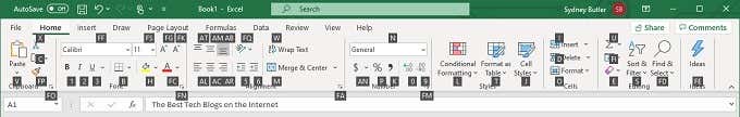 Use the Keyboard to Change Row Height and Column Width in Excel image 7