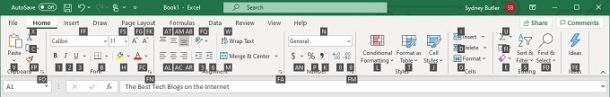 Use The Keyboard To Change Row Height And Column Width In Excel