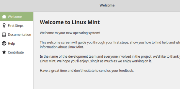 simple linux mint login screen