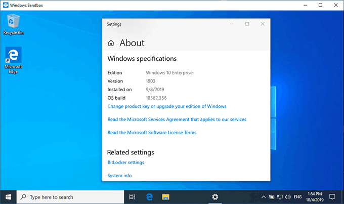 How to Use the Windows 10 Sandbox image 2
