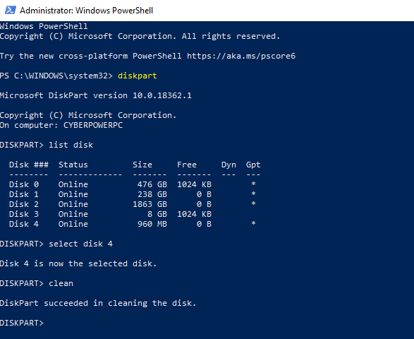 How to Use DiskPart Utility in Windows - 98