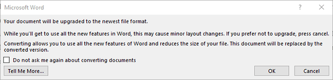 How To Update an Old Word Document to Latest Word Format image 4