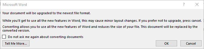 How To Update an Old Word Document to Latest Word Format - 91