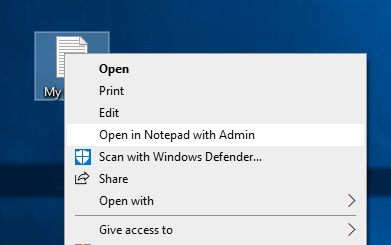 Open Notepad as Admin to Avoid “Access is Denied” image 24