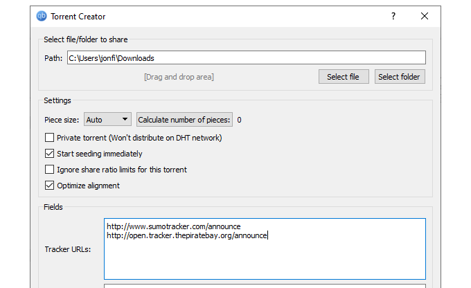 How To Make a Torrent File - 2