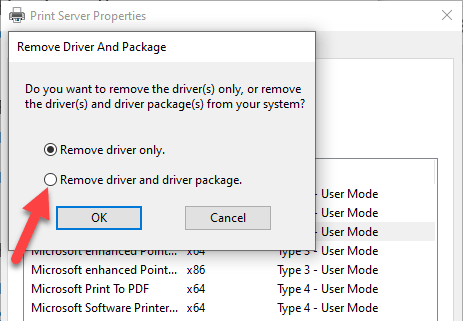 Remove Or Uninstall A Printer Driver From Windows 10