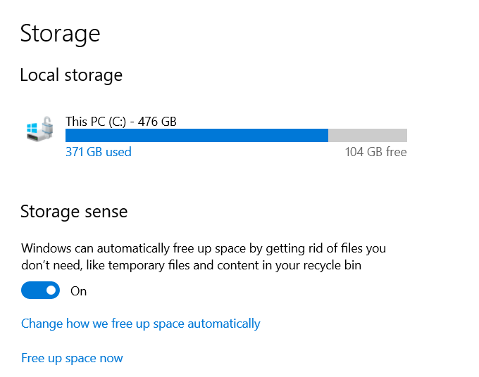 how to get more disk space
