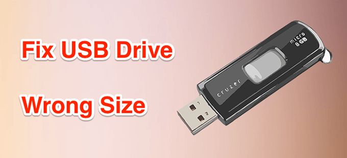 How To Fix USB Drive Showing Wrong Size