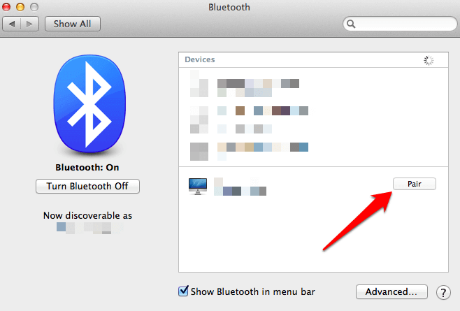scan for bluetooth devices on mac