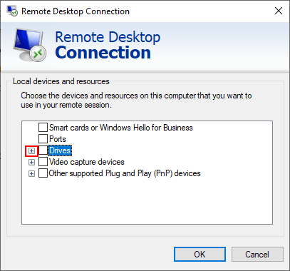 Accessing Local Files and Folders on Remote Desktop Session - 75