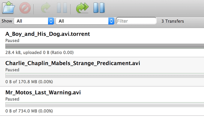 Using the Transmission Web Interface - 26