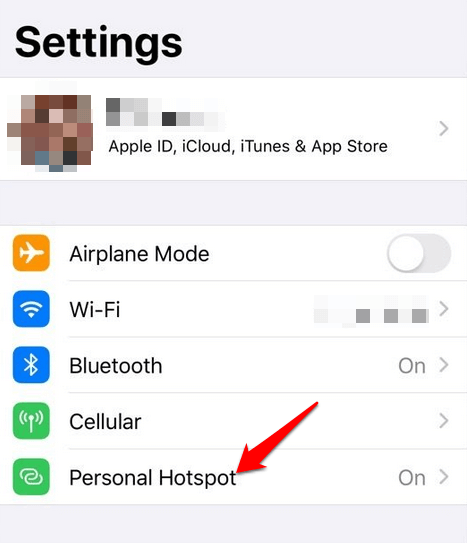 how to connect hotspot from iphone to hp laptop