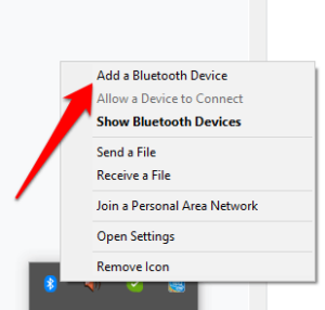 how do i connect iphone hotspot with bluetooth to hp laptop