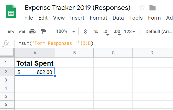 How To Use Google Forms As An Expense Tracker - 96