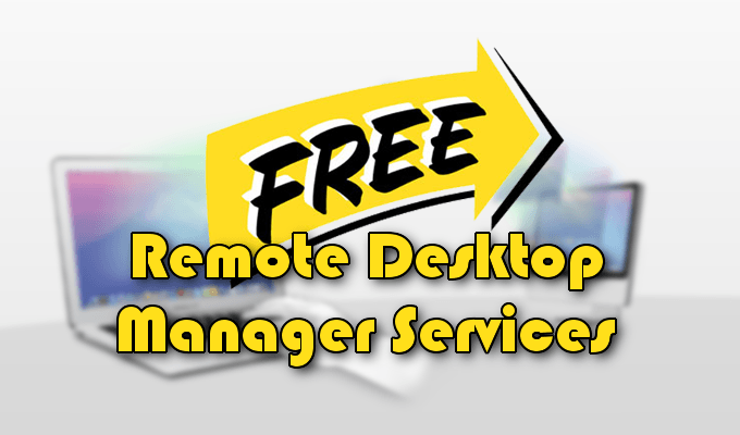 remote desktop connection managers