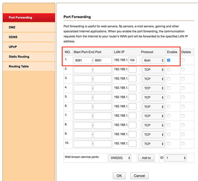 Using the Transmission Web Interface - 72