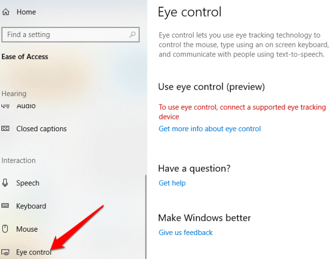 Eye control basics in Windows - Microsoft Support