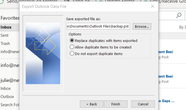 How To Save Your Emails To a Local Hard Drive
