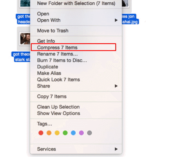 compress images for email on mac