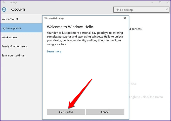 Why cant I set up Windows Hello fingerprint?