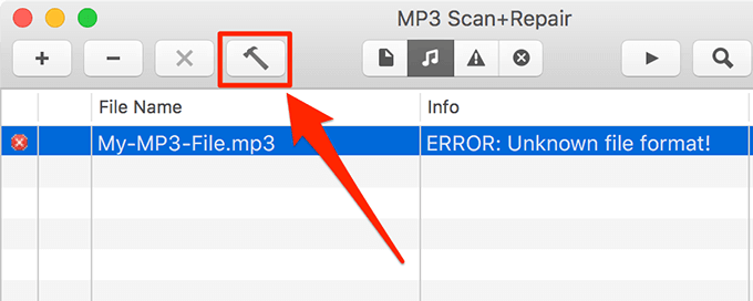 mp3 non formato file sconosciuto