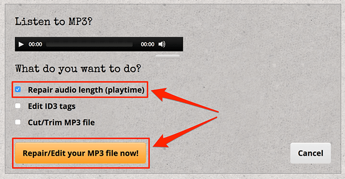 mp3 file fixer