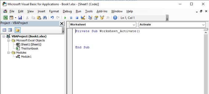 excel for mac vba to activate a workbook and sheet