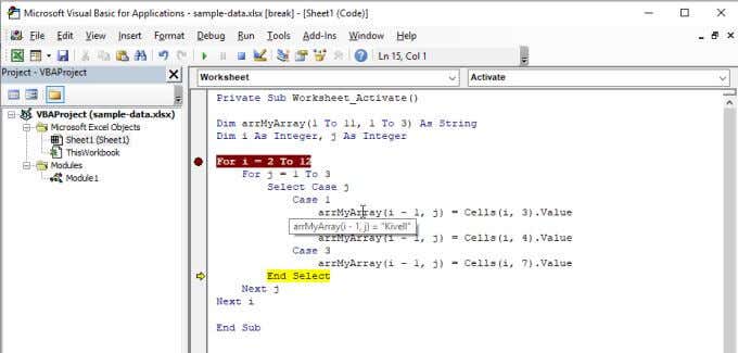 What Is a VBA Array in Excel and How to Program One - 33