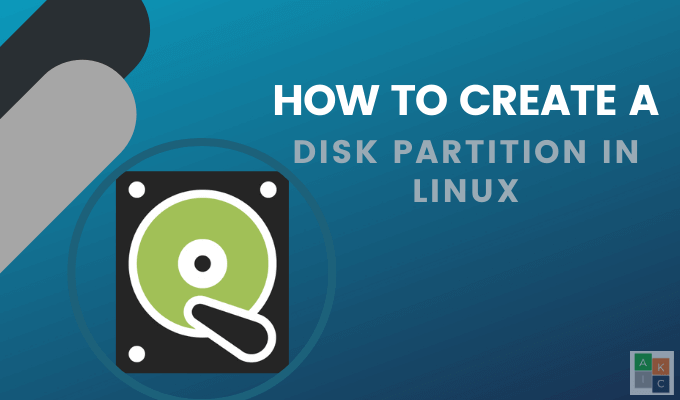 How to Create a Linux Disk Partition image 1