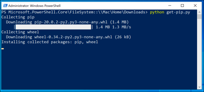 py pip install windows