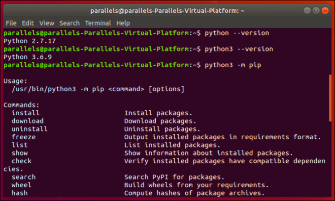 python 3 install pip