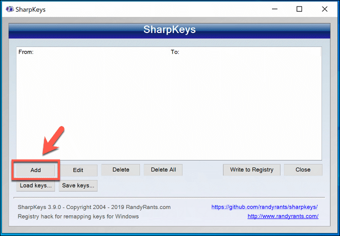 remap unsupported keyboard keys windows 10