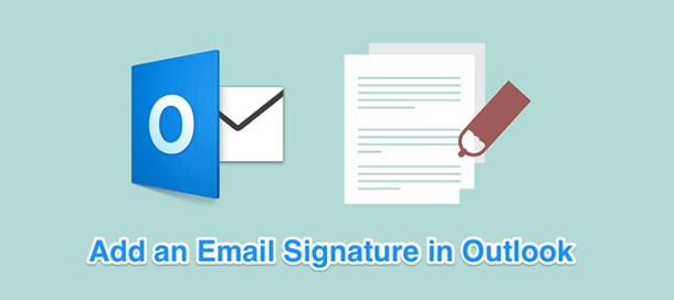 microsoft outlook signature logo appears as attachment