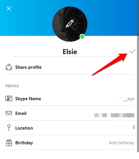 how to change skype name in mobile