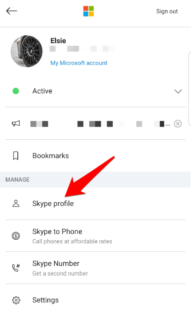 how to change my microsoft account name when it uses skype