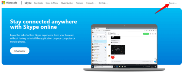 skype for web can t see other person