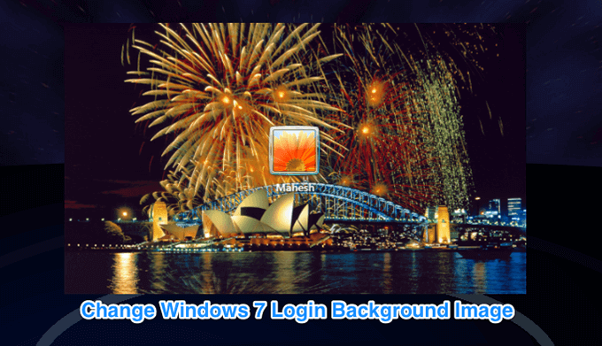 How To Change The Windows 7 Login Screen Background Image - 72