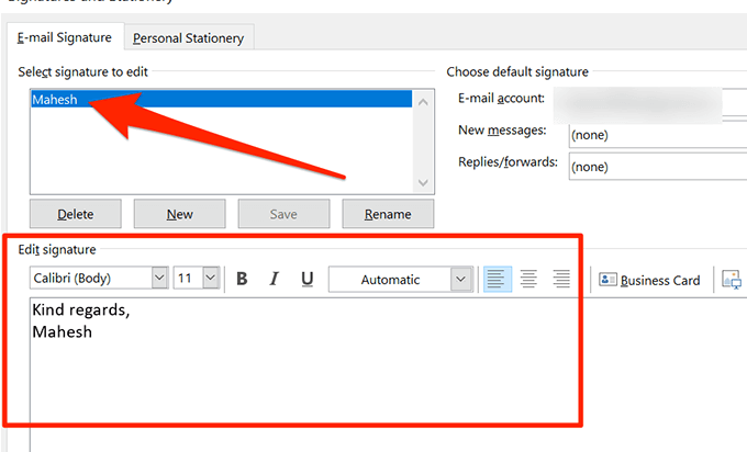 How To Add a Signature In Outlook image 20