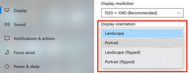 How To Rotate The Screen In Windows 10